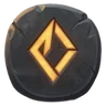 The Flint rune, as the game draws it on the gear screen.
