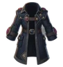 The icon of Cinderglass Coat, as the game shows it on the gear screen.