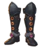The icon of Emberward Greaves, as the game shows it on the gear screen.